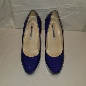 Brian Atwood Maniac Patent Leather Pump - Purple